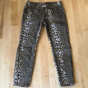 Seven Luxe leopard skinny jeans 14